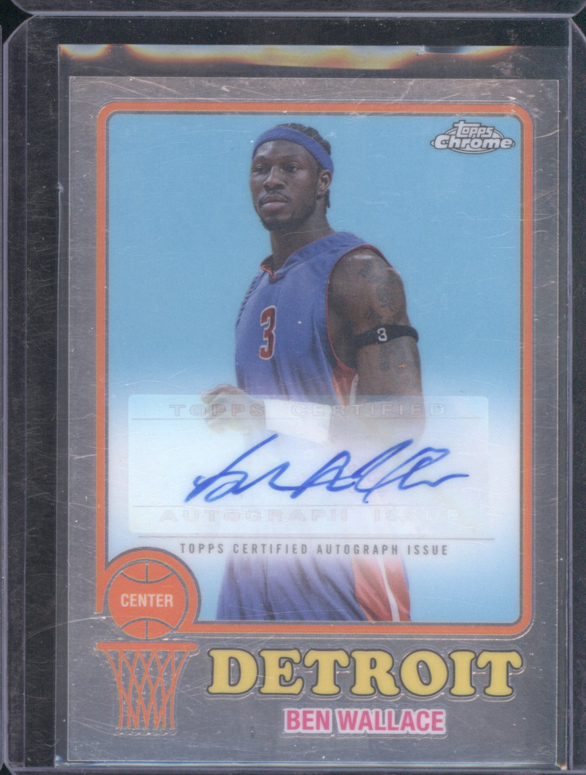 2024 Topps Chrome Ben Wallace Throwback 1973 Auto