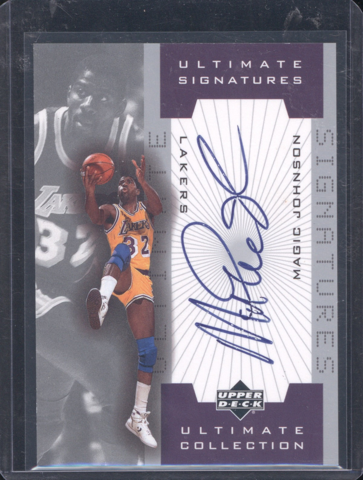 2002 Upper Deck Ultimate Collection Magic Johnson Ultimate Signatures