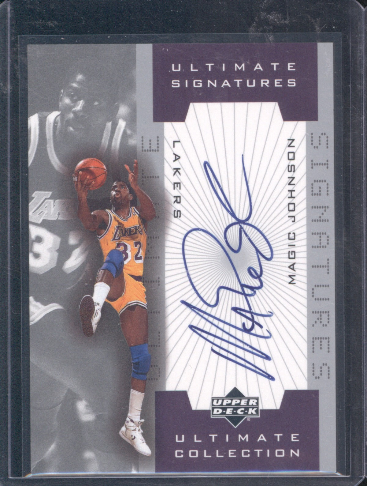 2002 Upper Deck Ultimate Collection Magic Johnson Ultimate Signatures