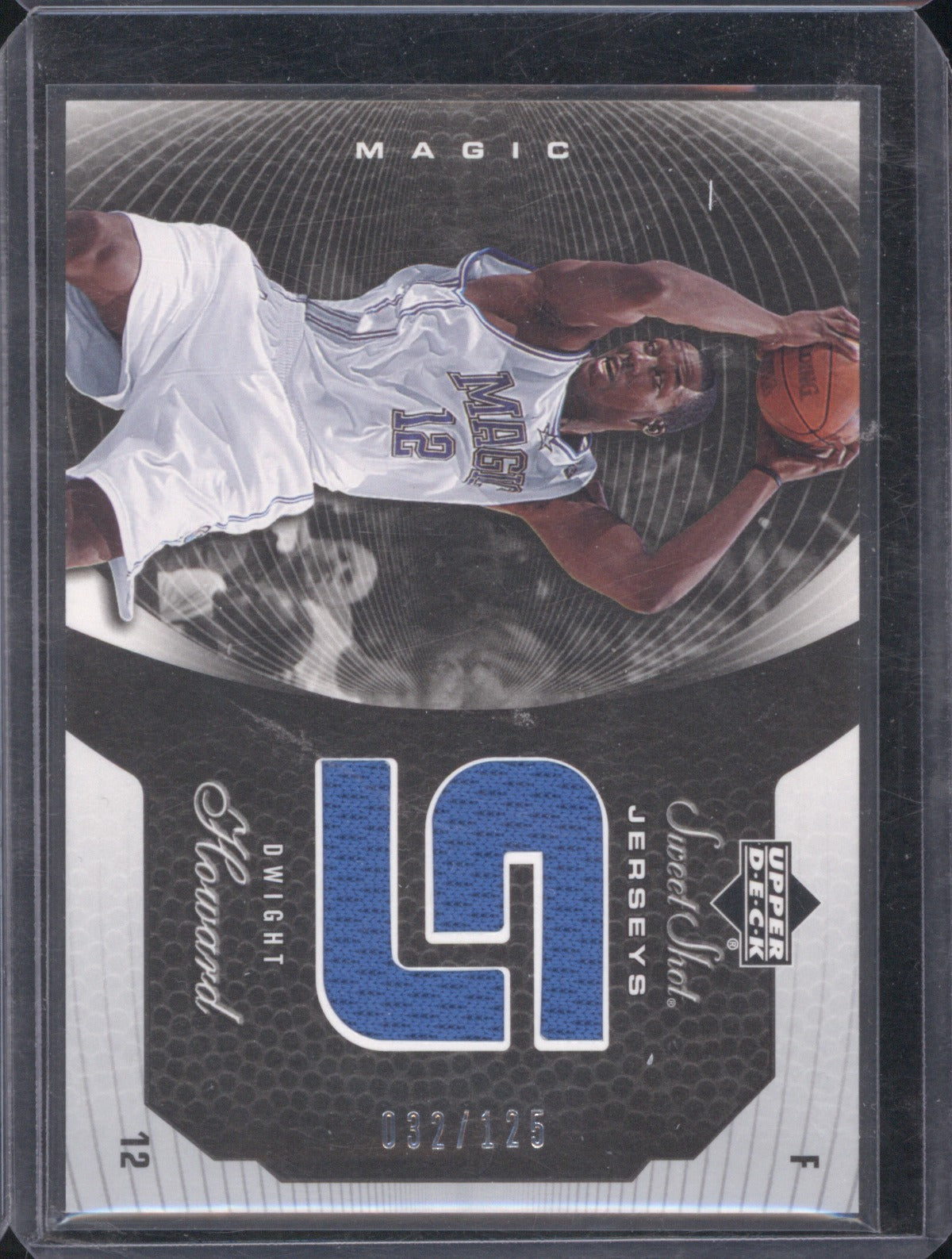 2005 Upper Deck Sweet Shot Dwight Howard Jersey 032/125