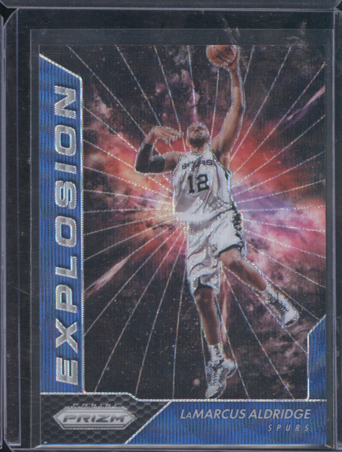 2016 Panini Prizm LaMarcus Aldridge Explosion Blue Wave 55/99