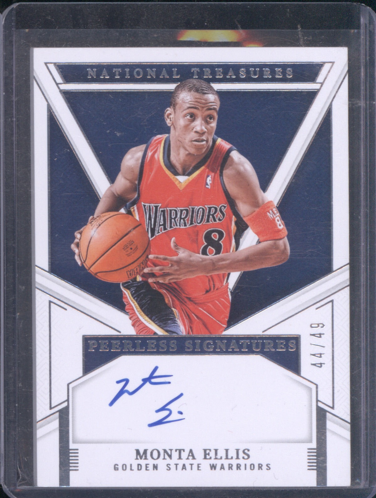 2024 Panini National Treasures Monta Ellis Pearless Signatures Auto 44/49
