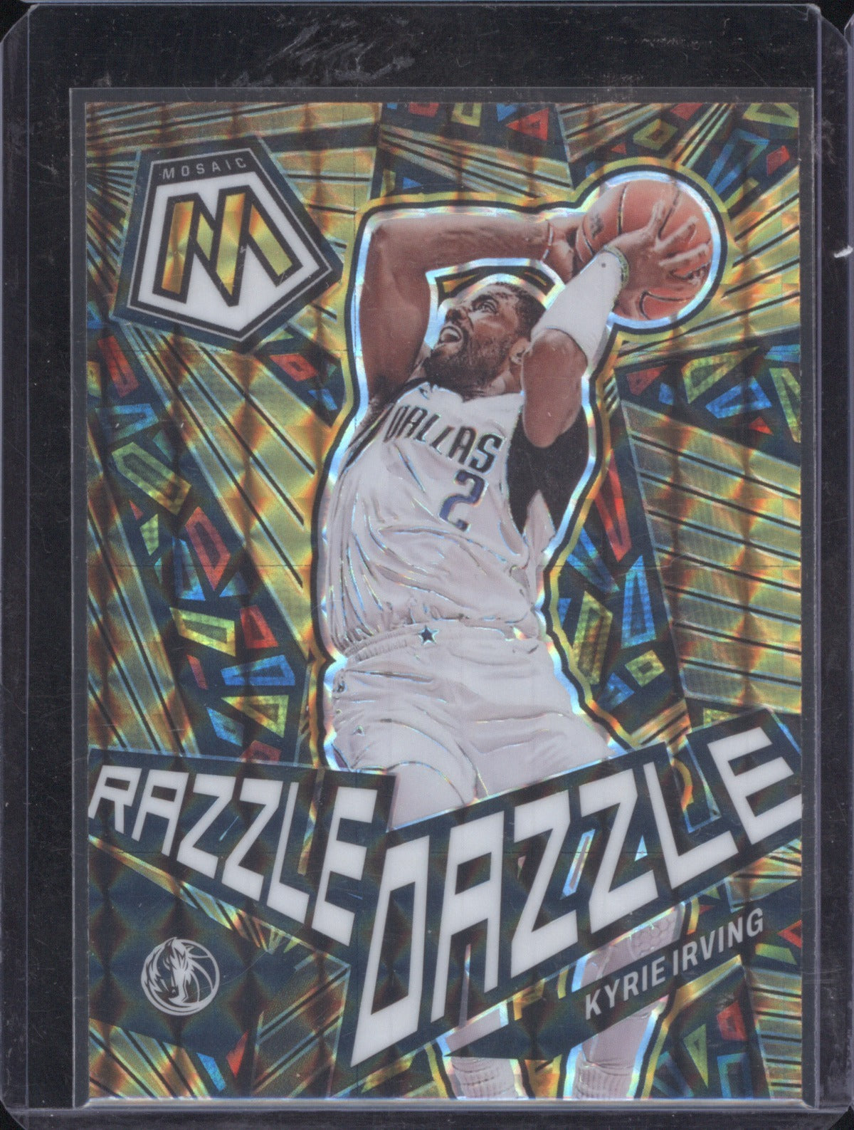 2022 Panini Mosaic Kyrie Irving Razzle Dazzle 8