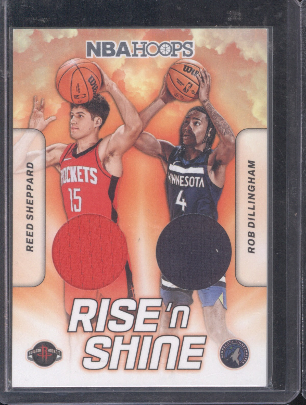 2024 Panini NBA Hoops Reed Sheppard & Rob Dillingham Rise 'N Shine