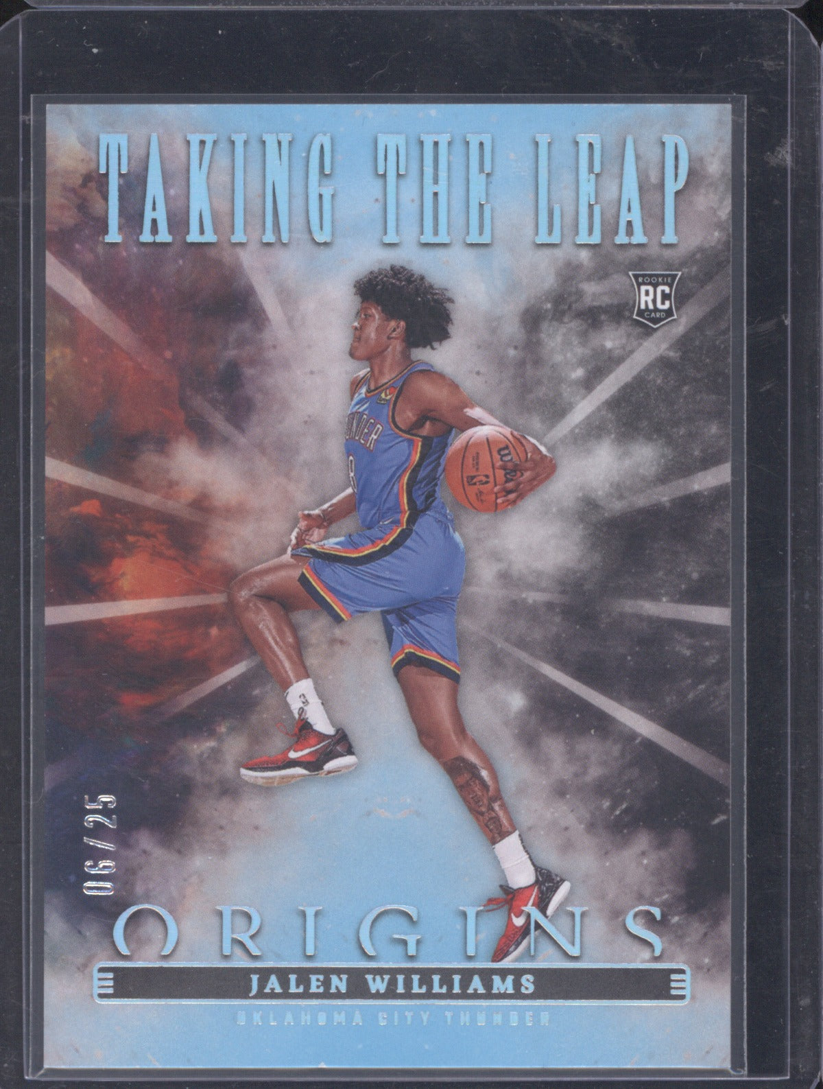 2022 Panini Origins Jalen Williams Taking the Leap Teal RC 06/25