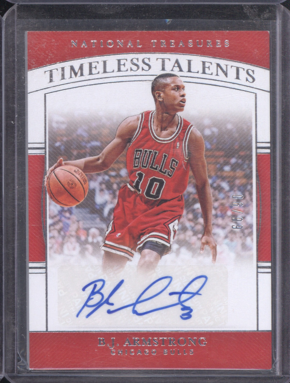 2019 Panini National Treasures B.J. Armstrong Timeless Talents 06/99