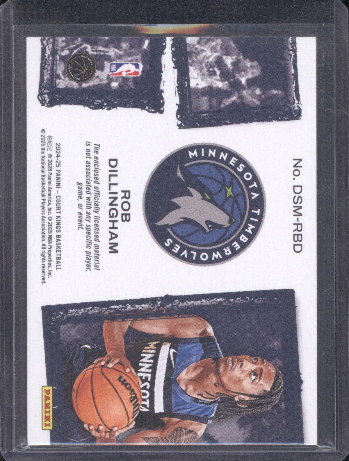 2024 Panini Court Kings Rob Dillingham Debut Showcase RC Patch