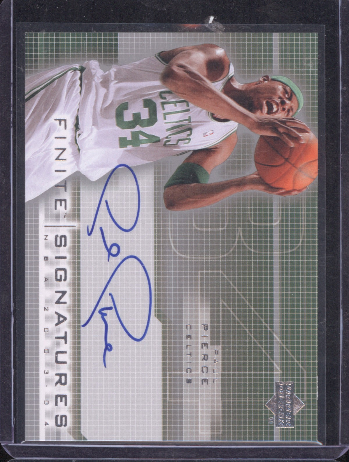 2003 Upper Deck Finite Signatures Paul Pierce Auto