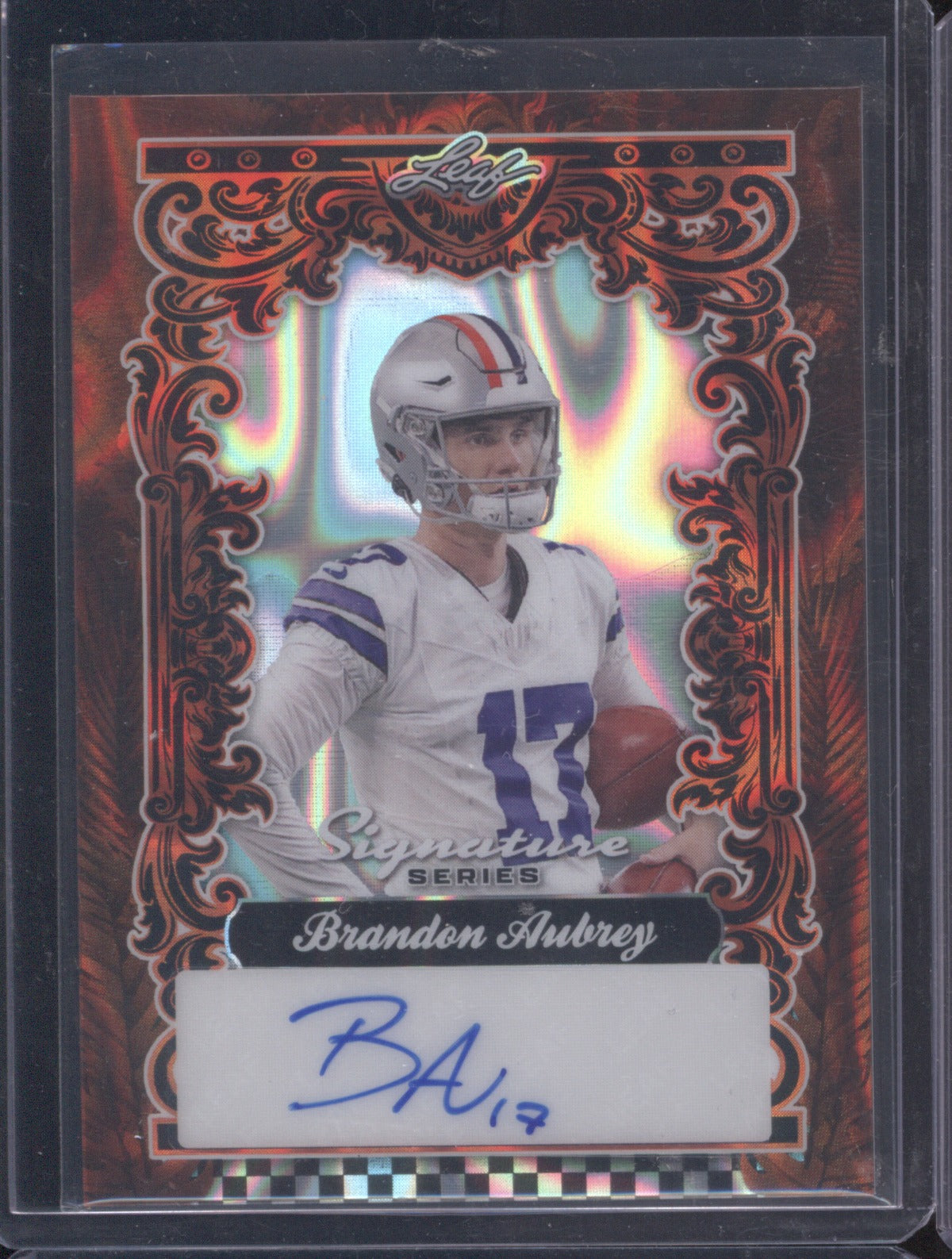 2025 Leaf Brandon Aubrey Signature Series Auto Red Lava 1/1