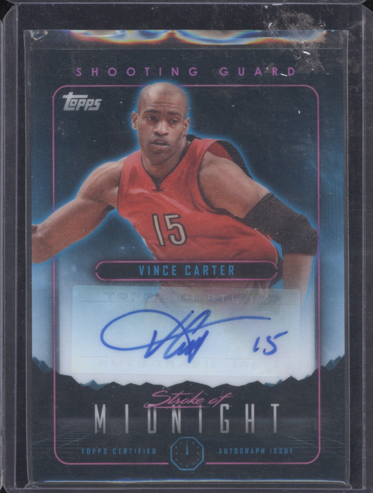 2024 Topps Midnight Vince Carter Stroke of Midnight Auto