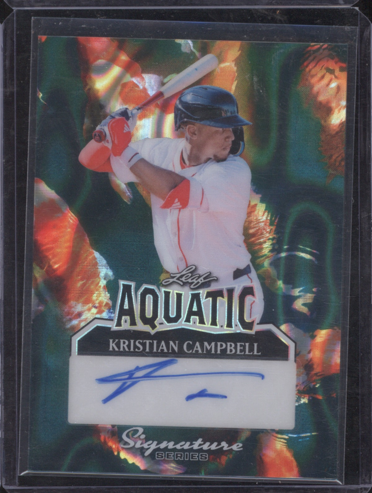 2025 Leaf Signature Series Kristian Campbell Aquatic 1/1 Auto
