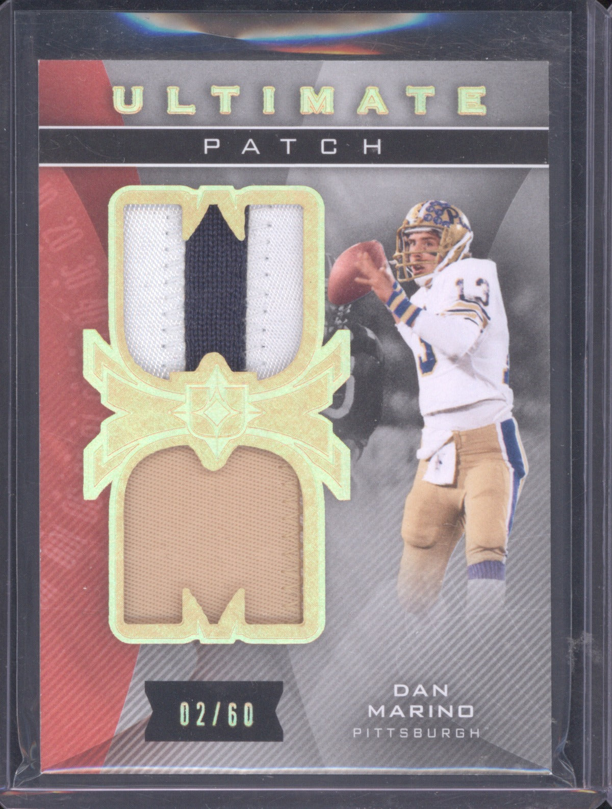 2013 Upper Deck Ultimate Collection Ultimate Patch Dan Marino 2/60