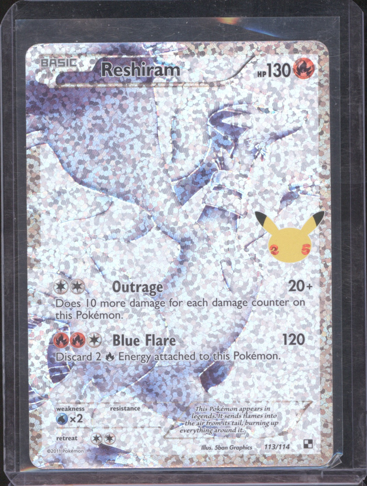 Reshiram 2021 Pokémon Celebrations 113/114