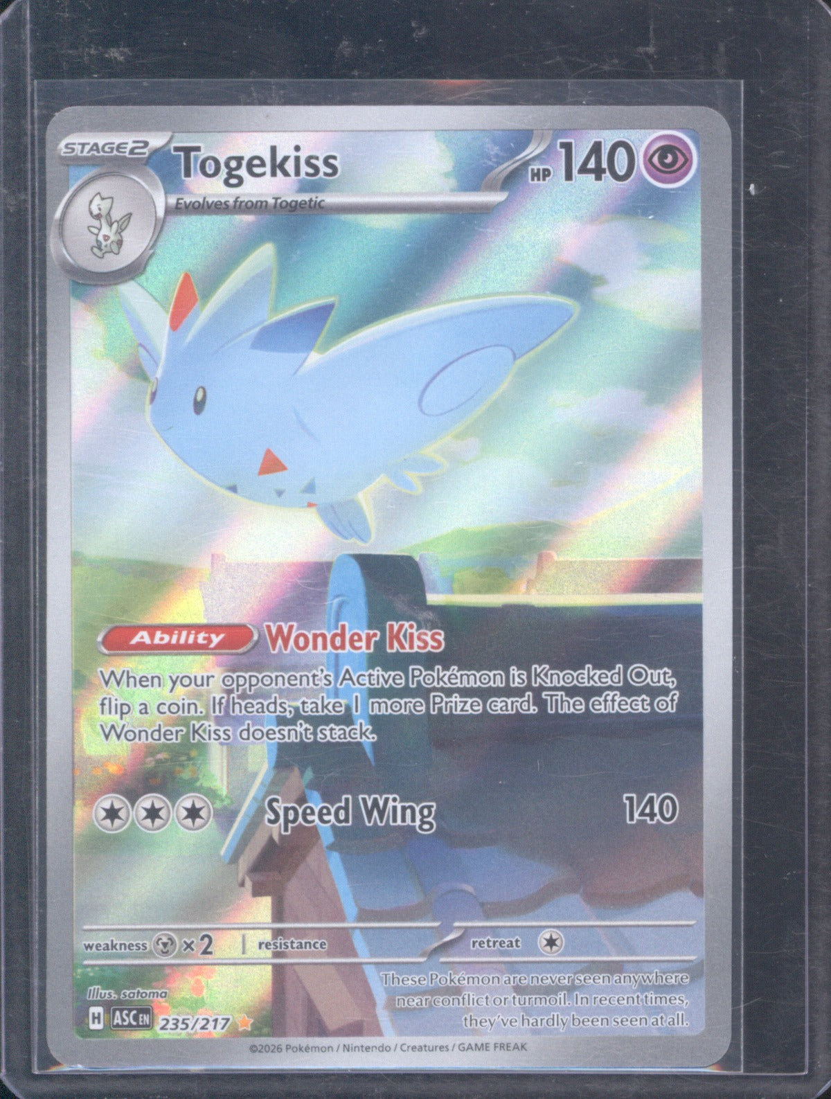 Togekiss 2026 Pokémon Ascended Heroes 235/217 Illustration Rare