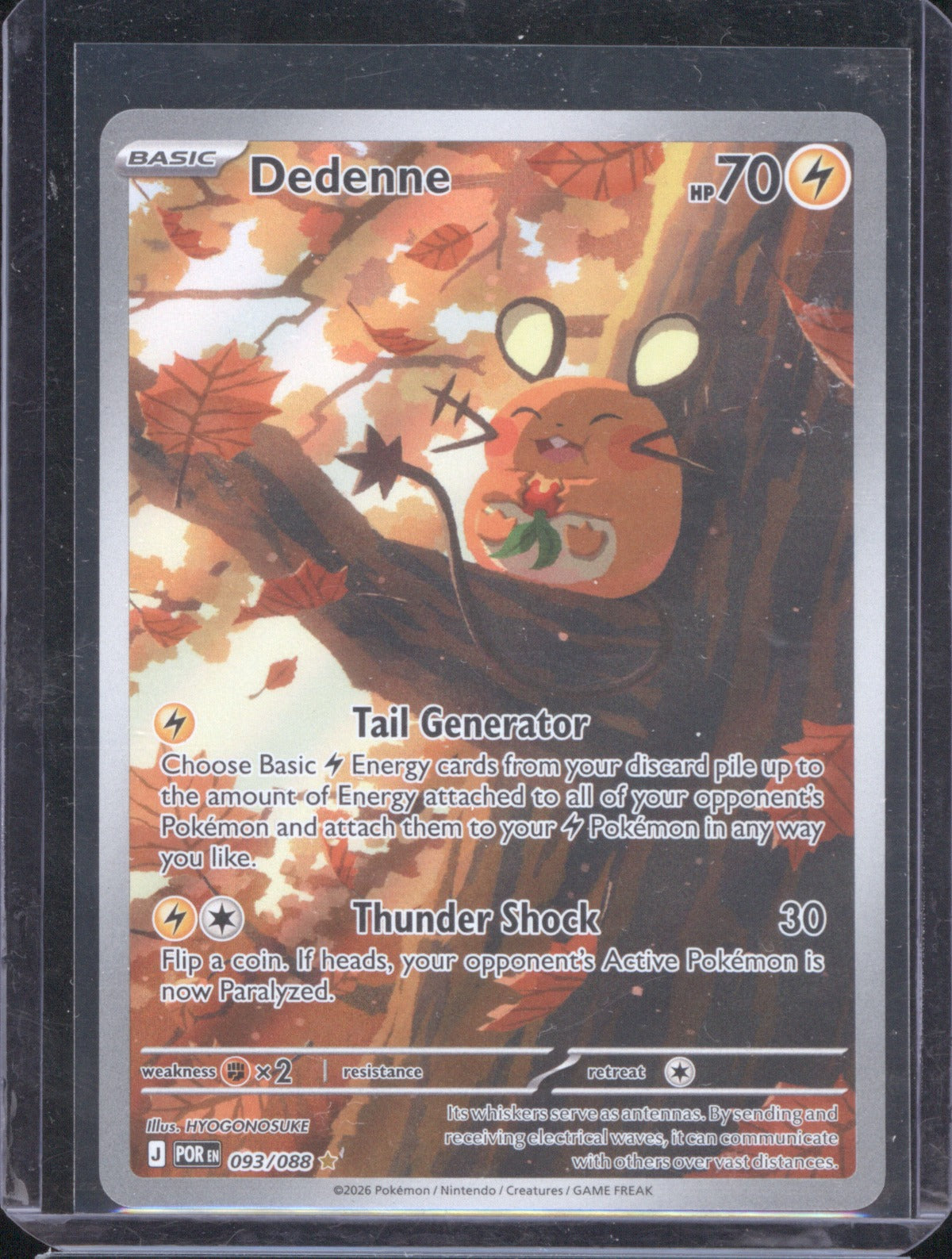 Pokémon 2026 Perfect Order Dedenne 093/088