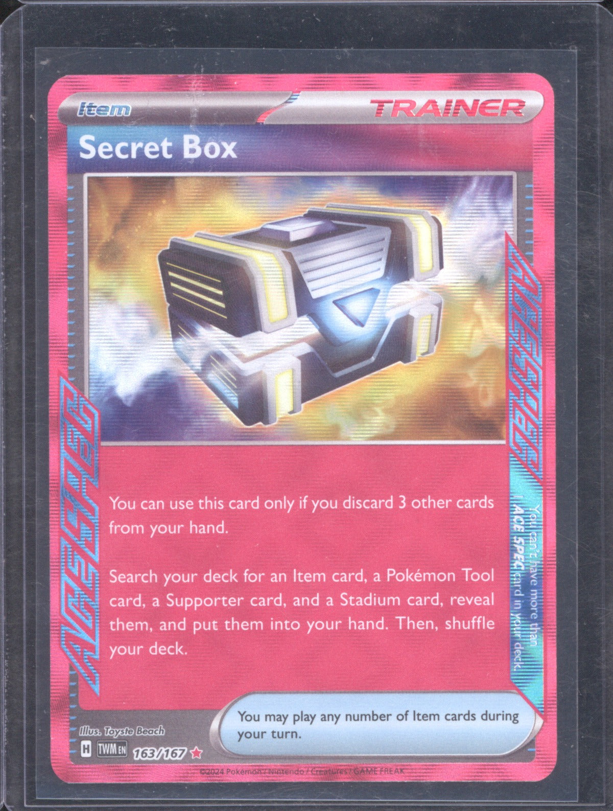 Secret Box 2024 Pokemon Twilight Masquerade 163/167