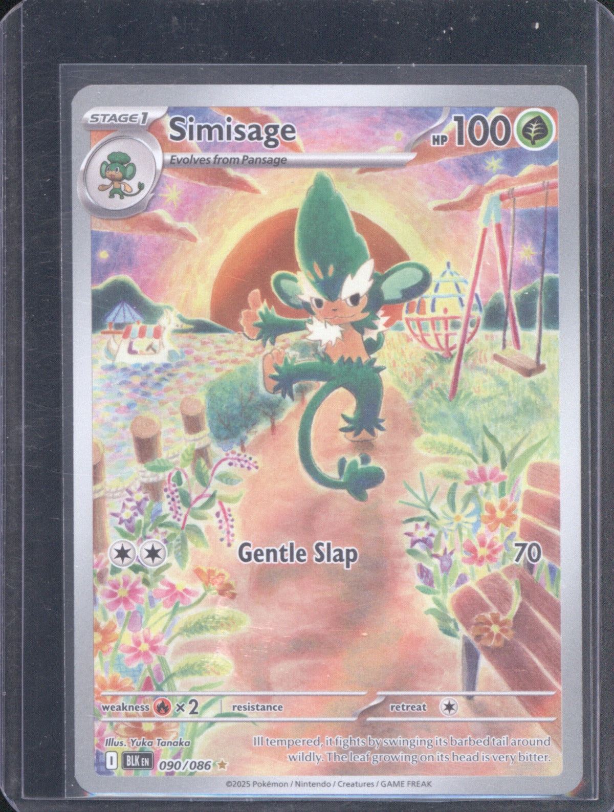 Simisage 2025 Pokémon Black Bolt 090/086