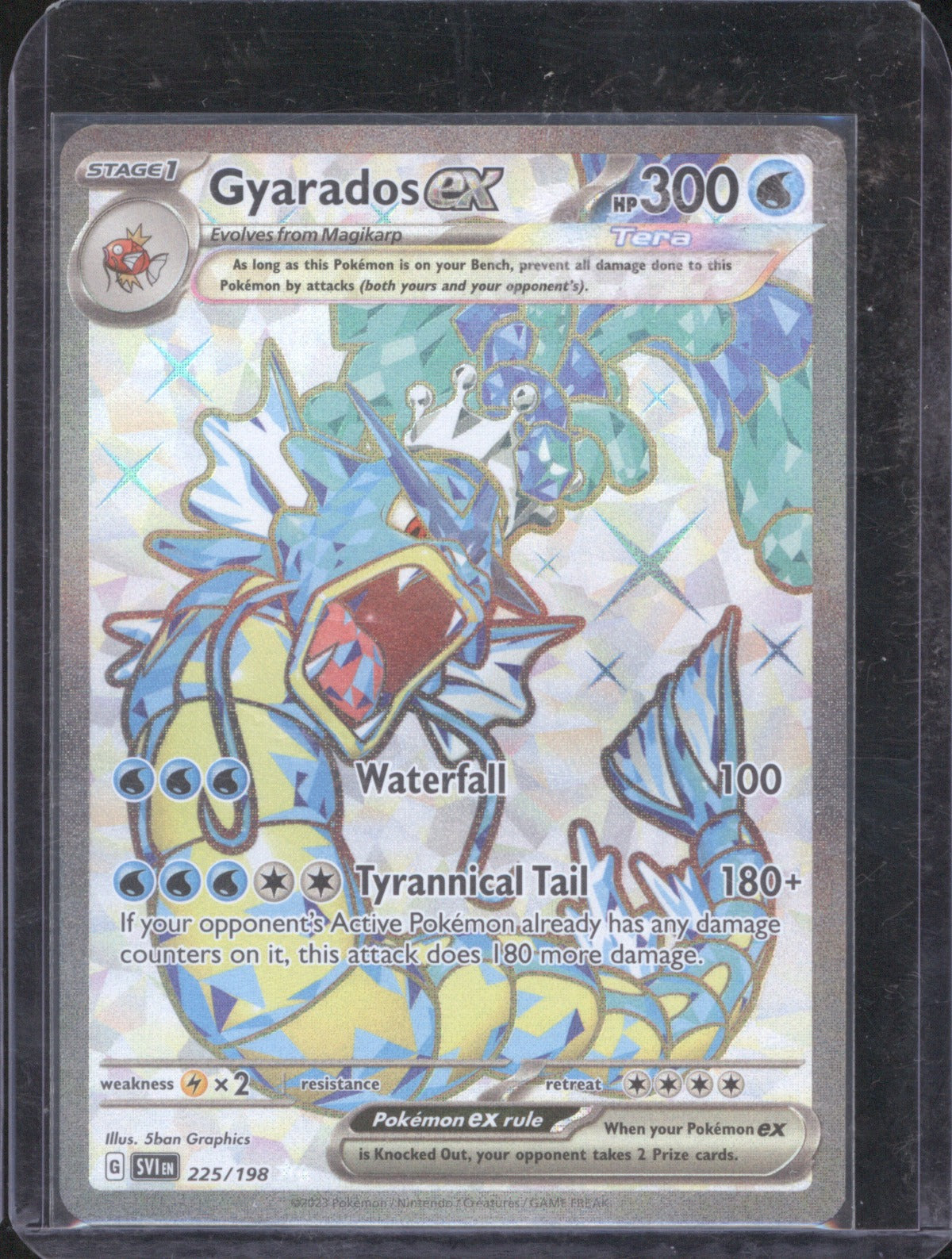 Gyarados ex 2023 Pokémon Scarlet & Violet 225/198