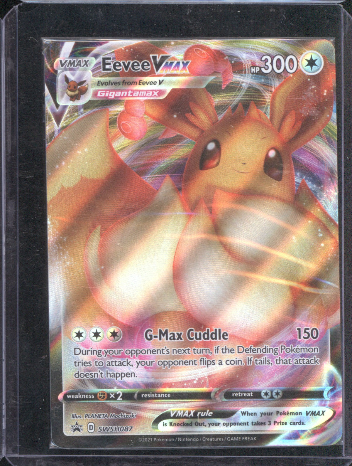2021 Evee VMAX SWSH087 Full Art Promo Pokemon TCG Shining Fates