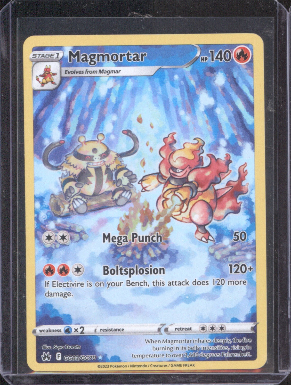 Magmortar 2023 Pokémon Crown Zenith GG03/GG70 Galarian Gallery Holo