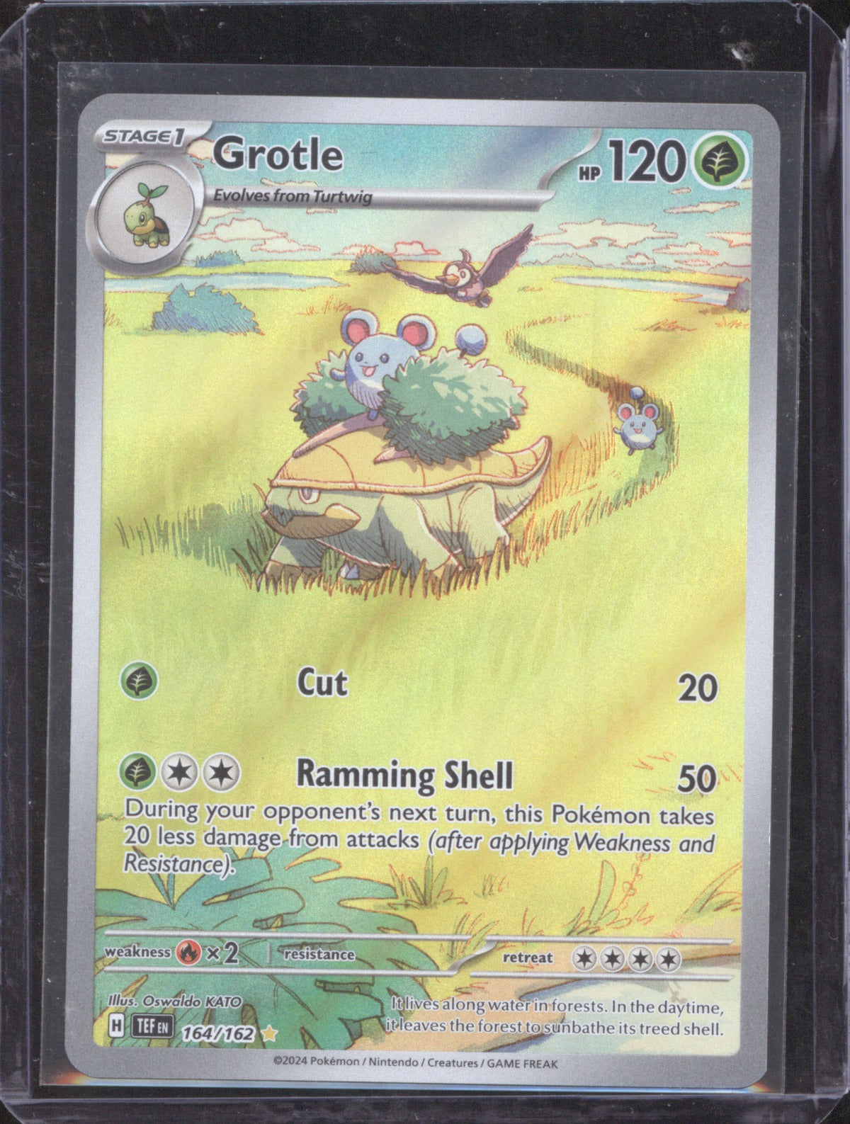 2024 Pokemon Temporal Forces Grotle 164/162