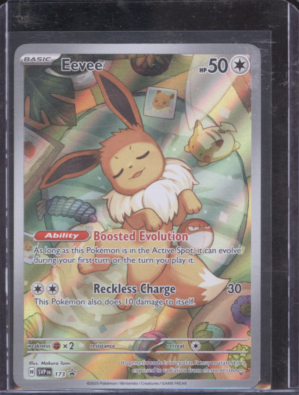 Eevee 2025 Pokemon Scarlet & Violet Promo 173 Prismatic Evolutions