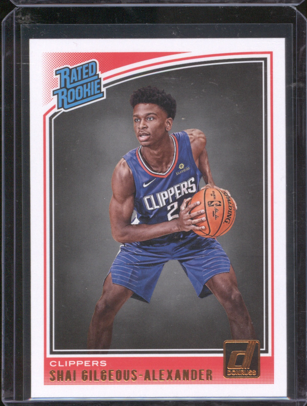 Shai Gilgeous-Alexander 2018-19 Panini Donruss 162 Rookie RC