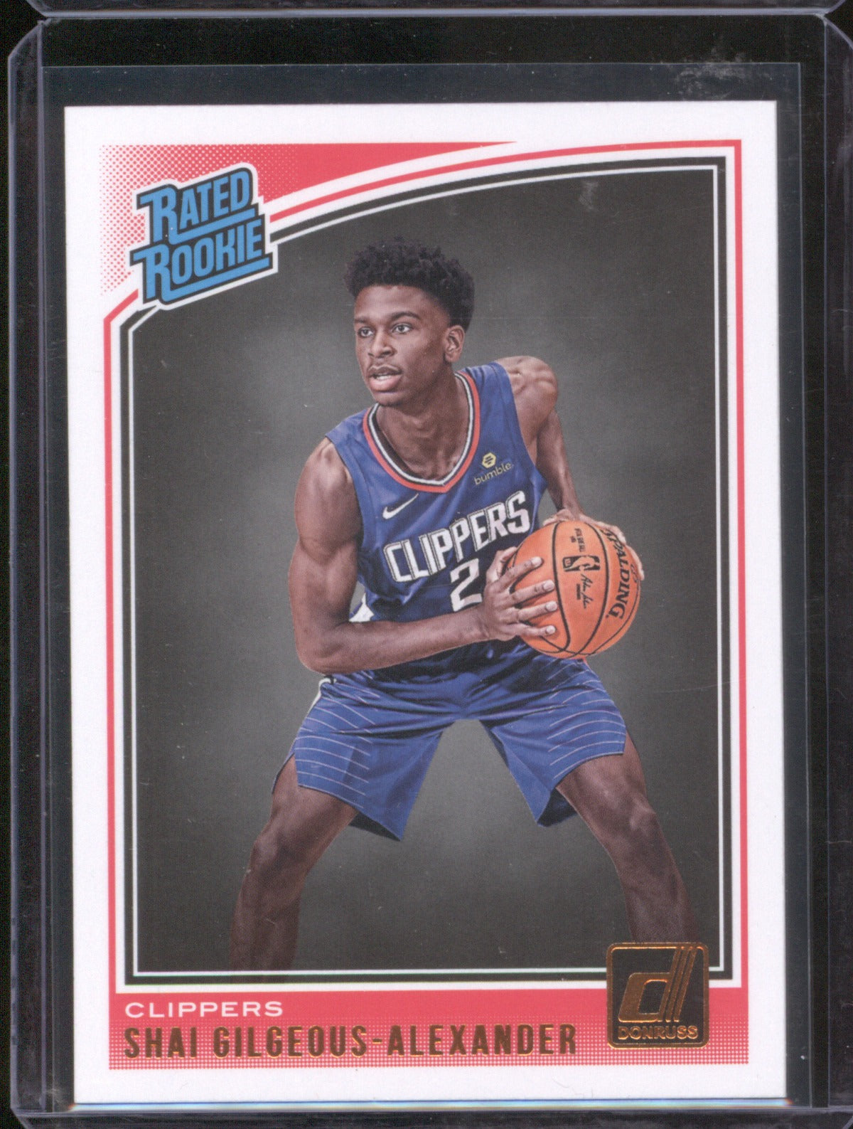 Shai Gilgeous-Alexander 2018-19 Panini Donruss 162 Rookie RC