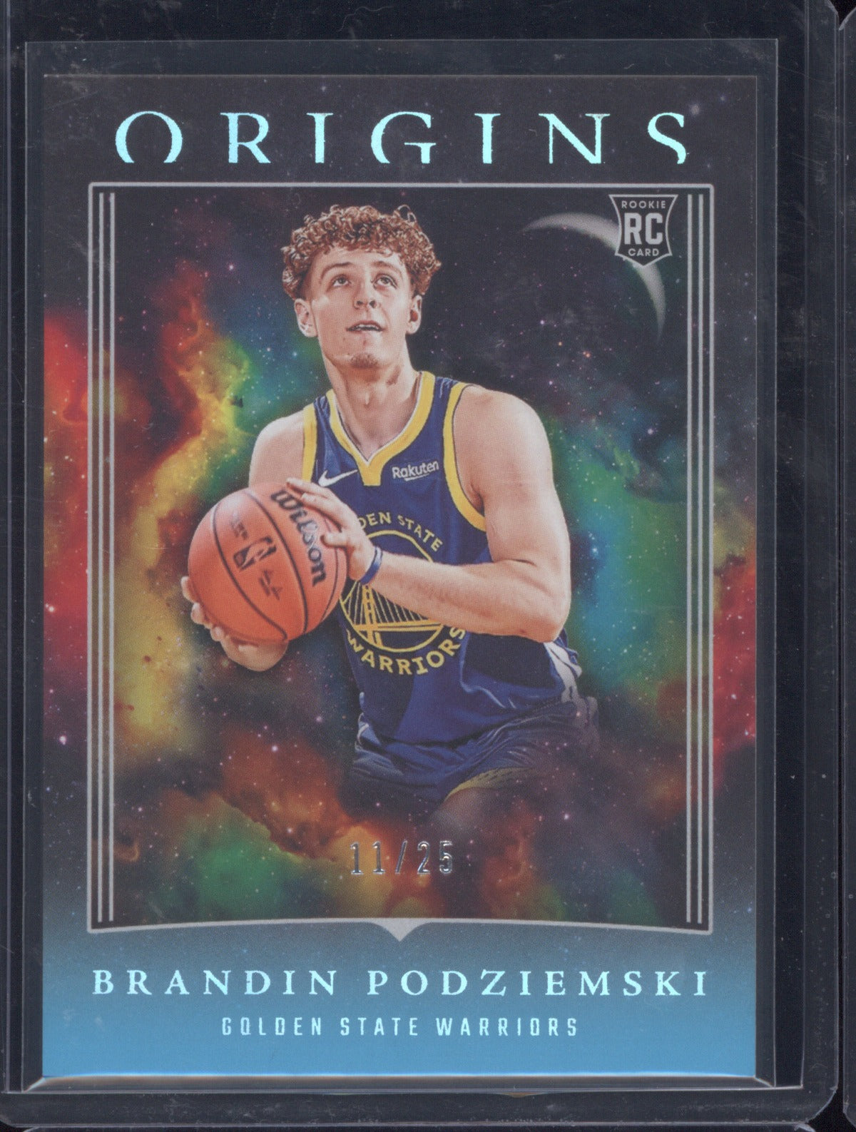 2023-24 Panini Origins 24 Brandin Podziemski Turquoise 11/25 RC