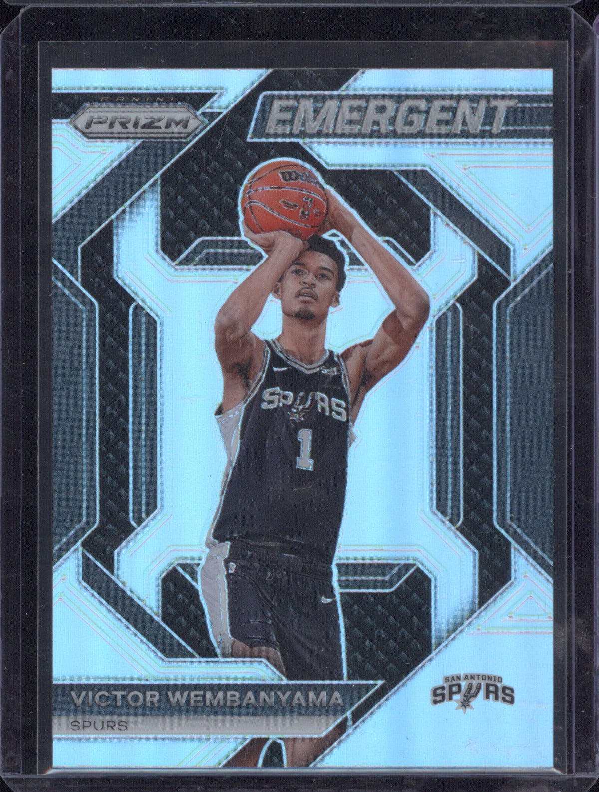 2023-24 Panini Prizm 12 Victor Wembanyama Emergent Silver RC