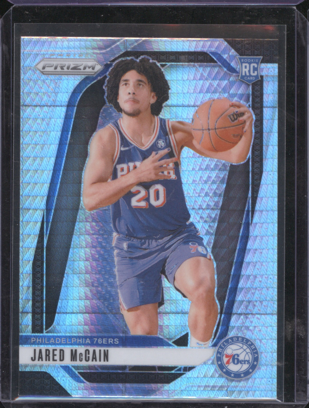 2024 Panini Prizm Jared McCain 222 Hyper Prizm RC