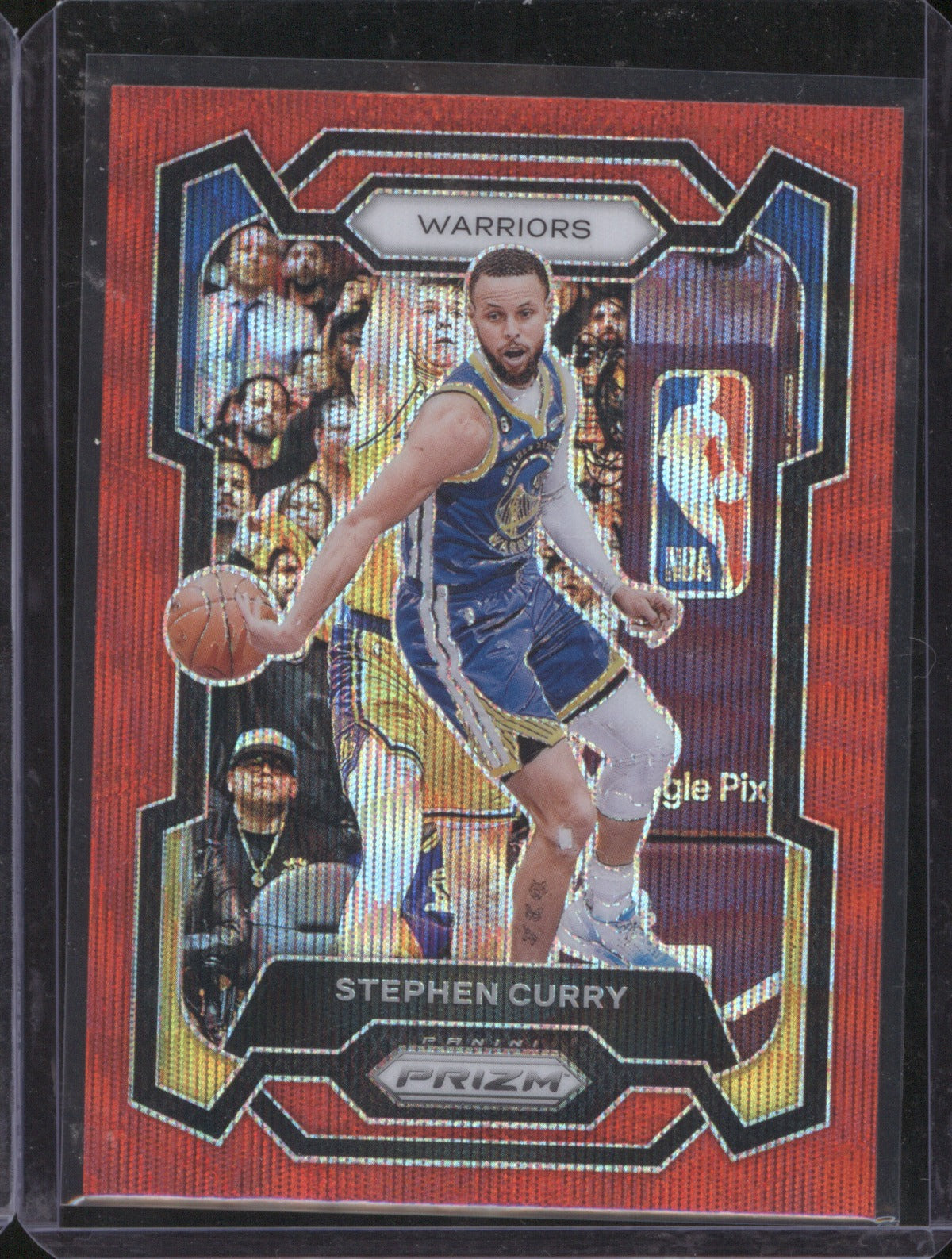 Stephen Curry 2023 Panini Prizm 119 Red Wave Prizm