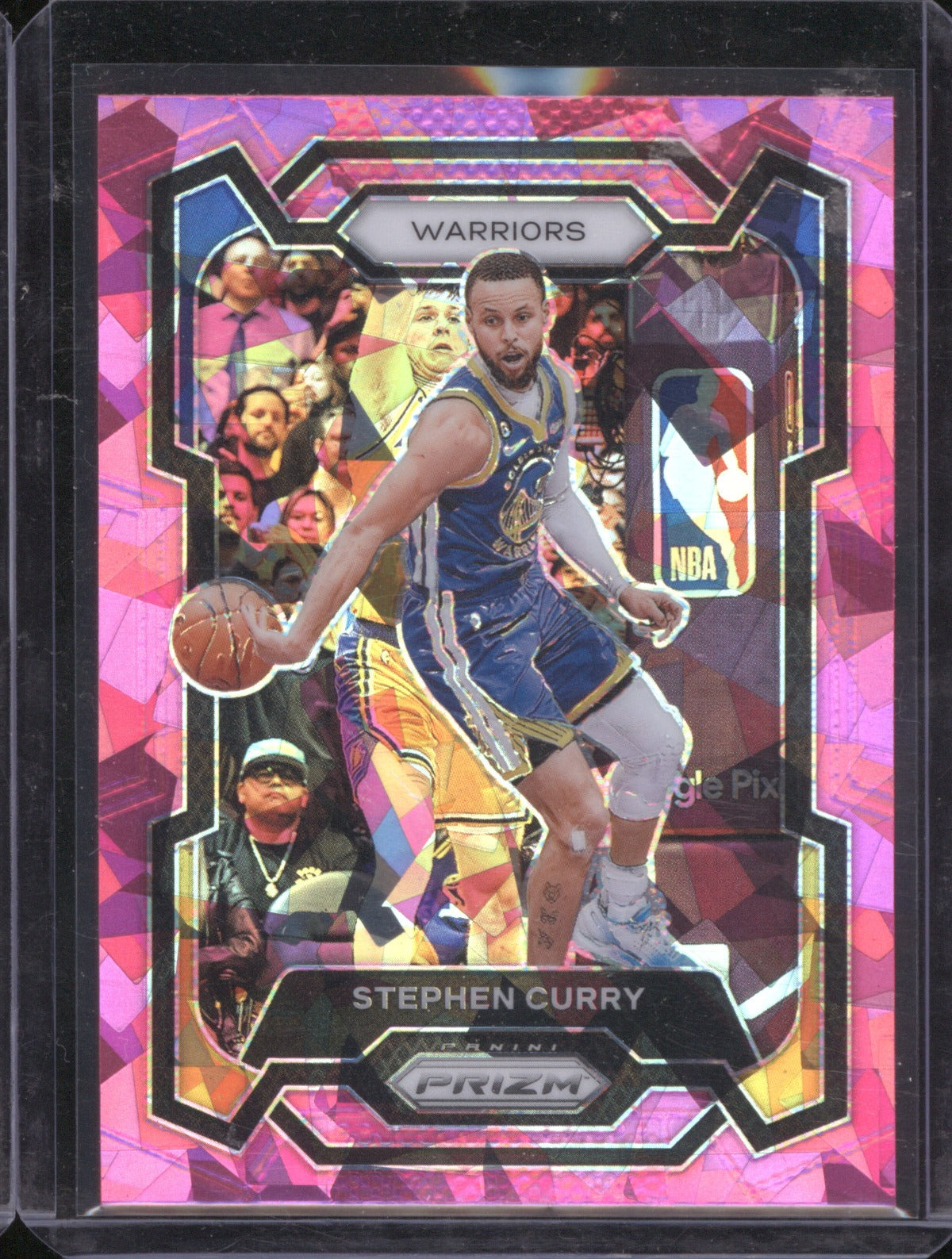 2023 Panini Prizm 2023-24 Stephen Curry 119 Pink Cracked Ice Prizm