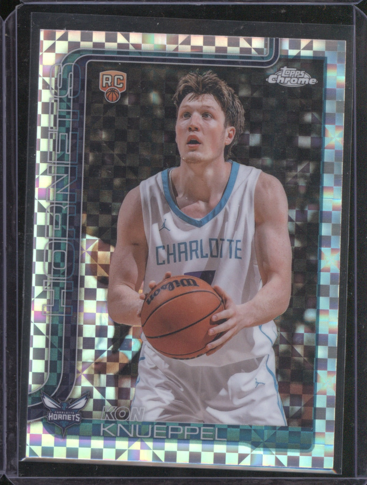 Kon Knueppel 2025 Topps Chrome 254 X-Fractor Silver
