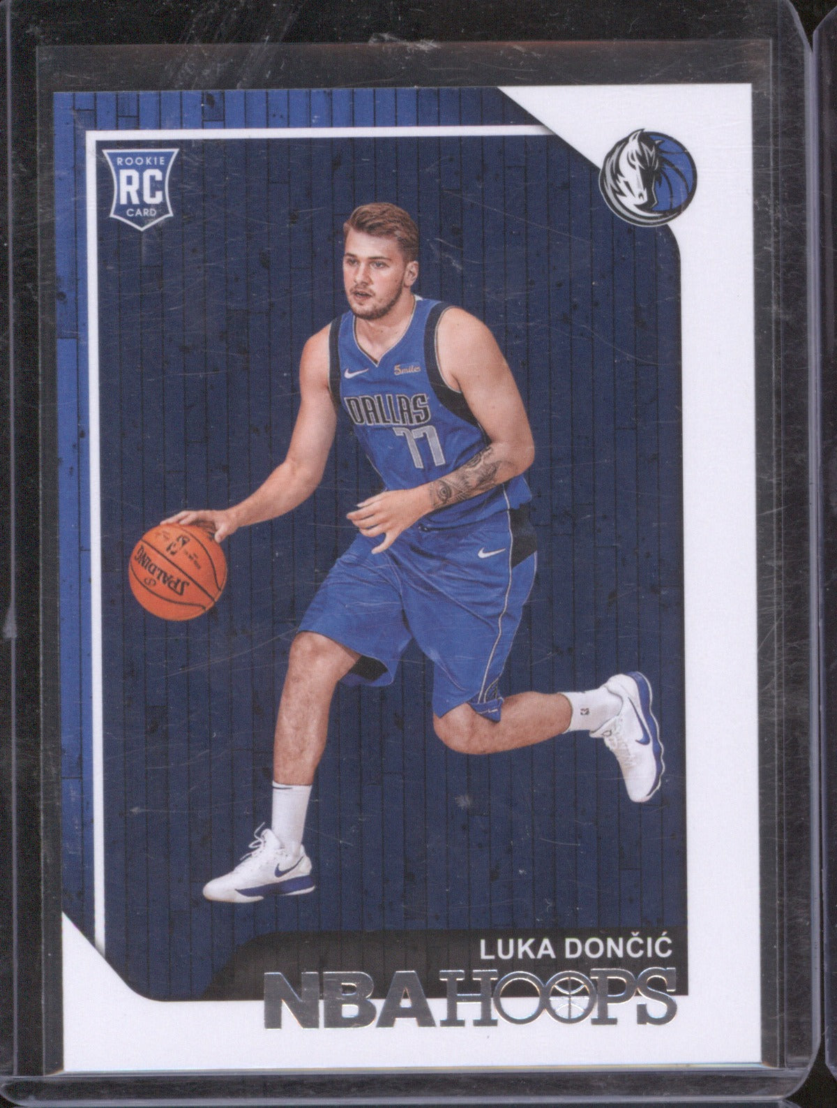 2018-19 Panini NBA Hoops Luka Dončić 268 White Line Border on Front