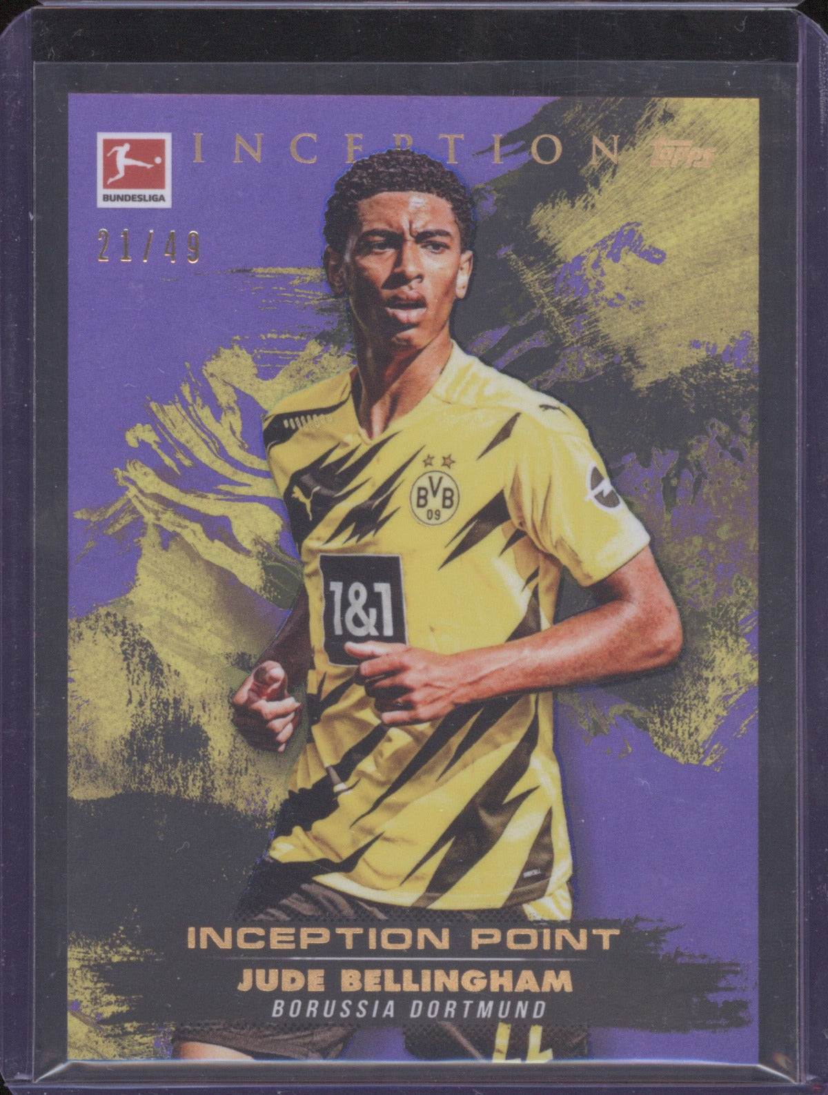 2024-25 Topps Inception Bundesliga Jude Bellingham Inception Point Purple /49