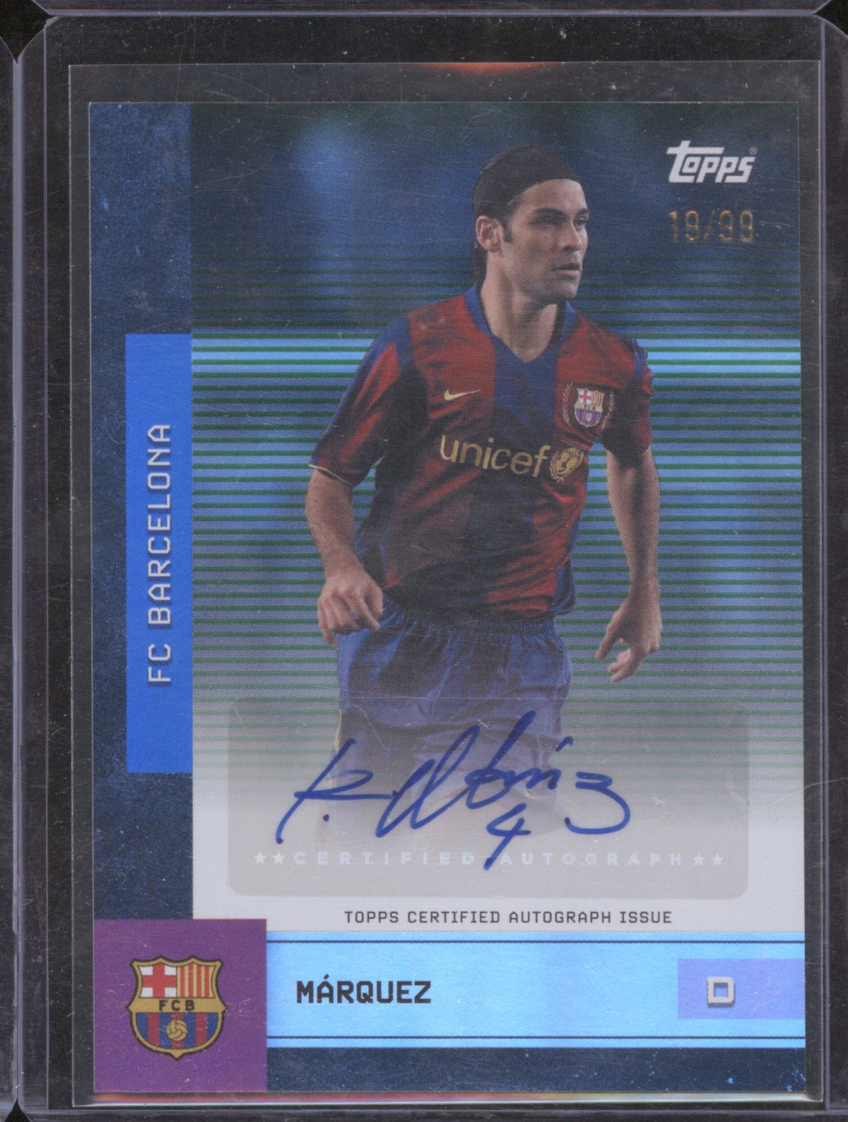 2025 Topps Team Set FC Barcelona Márquez BA-RM Autograph /99