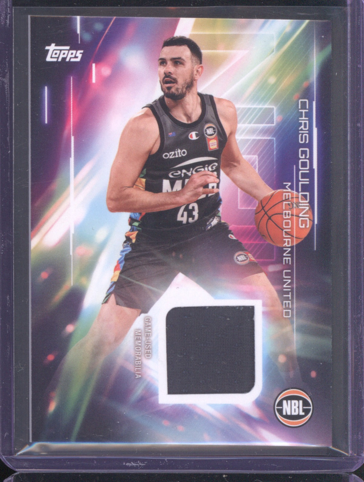 Chris Goulding 2025-26 Topps Basketball Relics NR-CG Melbourne United
