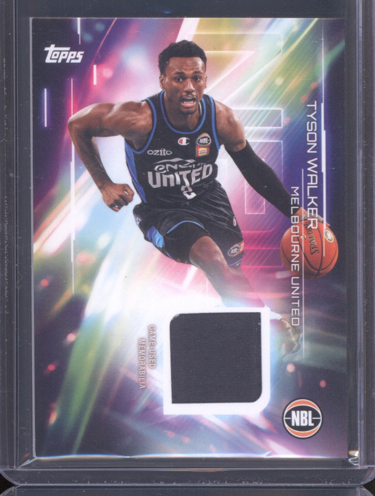 Tyson Walker 2025-26 Topps Basketball Relics NR-TW Melbourne United
