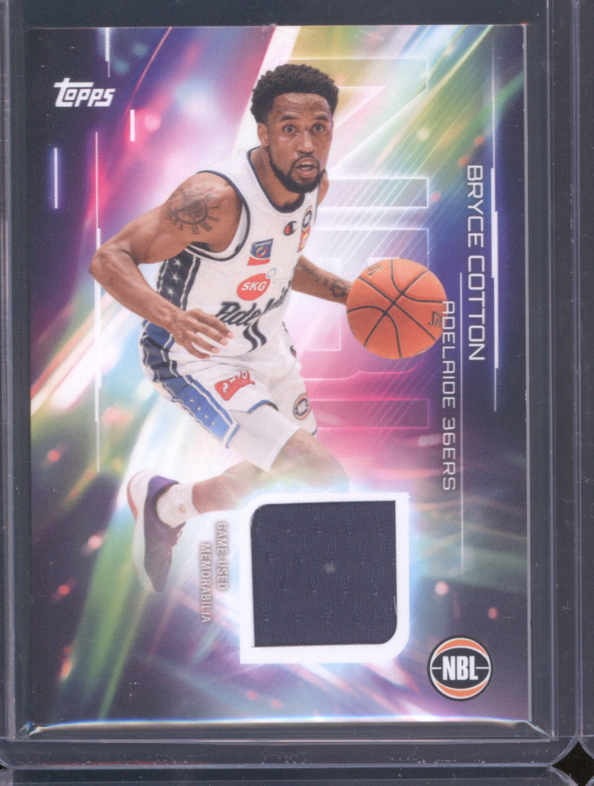 Bryce Cotton 2025-26 Topps Basketball Relics NR-BC Adelaide 36ers