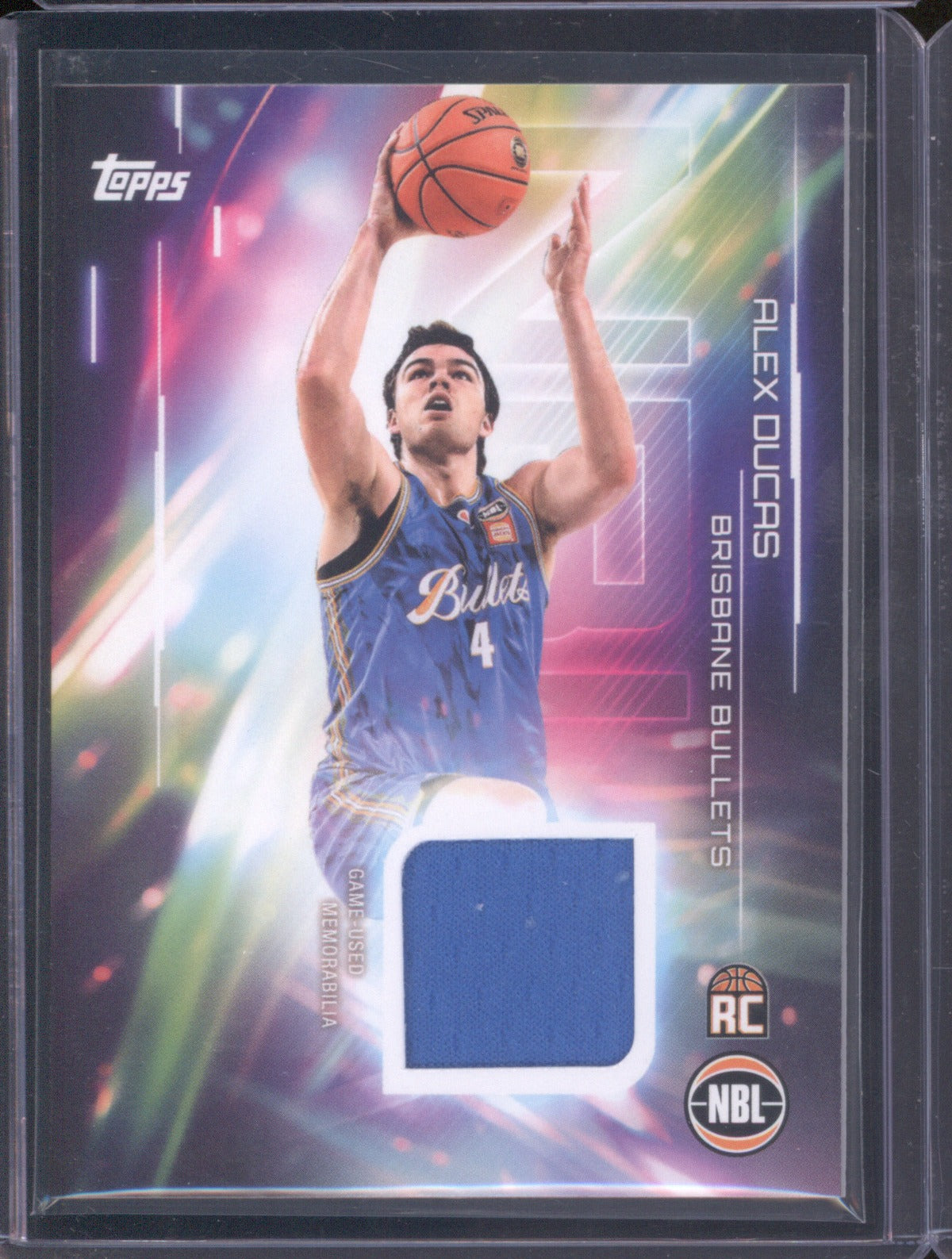 Alex Ducas 2025-26 Topps Basketball Relics NR-AD Brisbane Bullets
