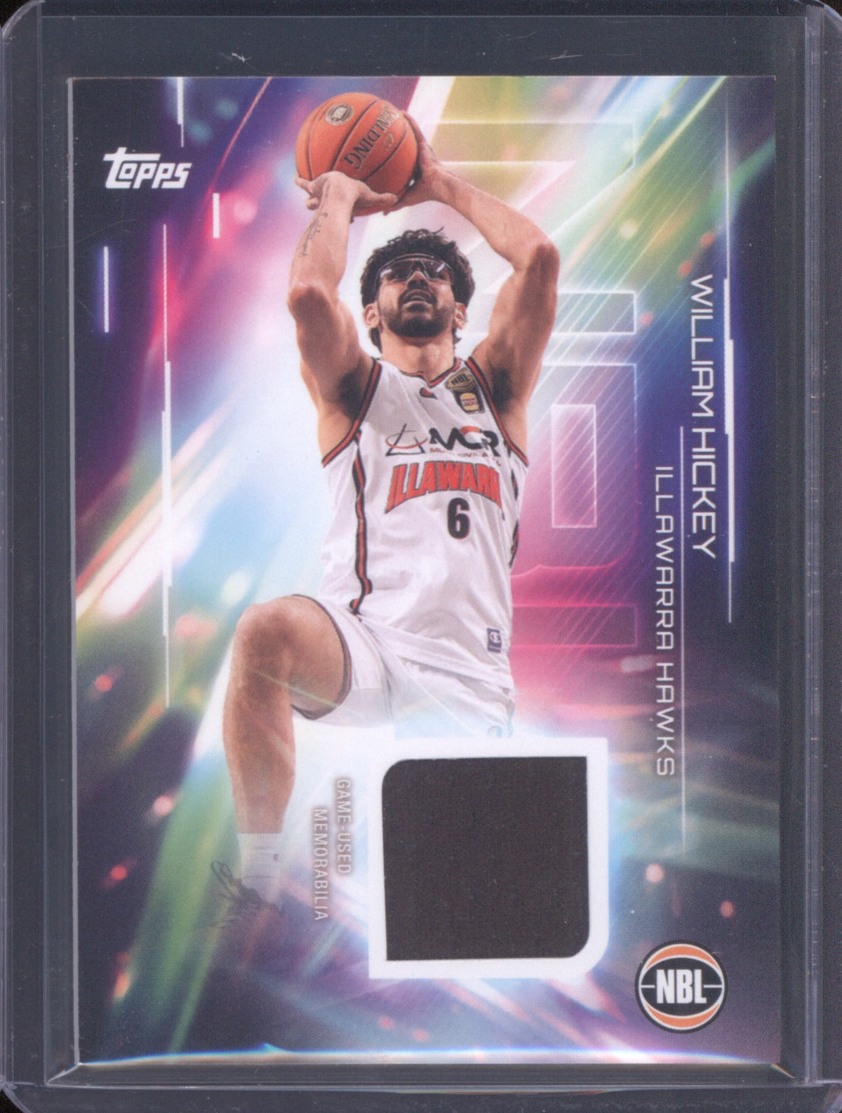 William Hickey 2025-26 Topps Basketball Relics NR-WH Illawarra Hawks