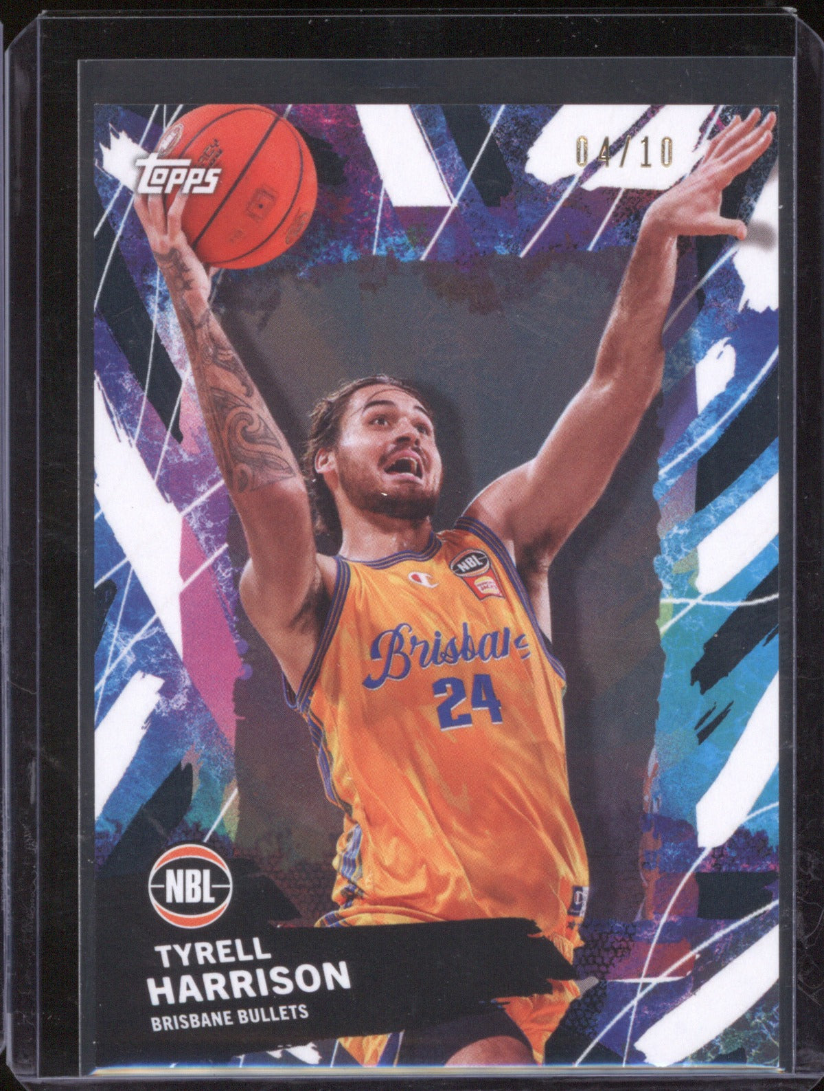 Tyrell Harrison 2025-26 Topps NBL Basketball Base Black 14 Brisbane Bullets /10