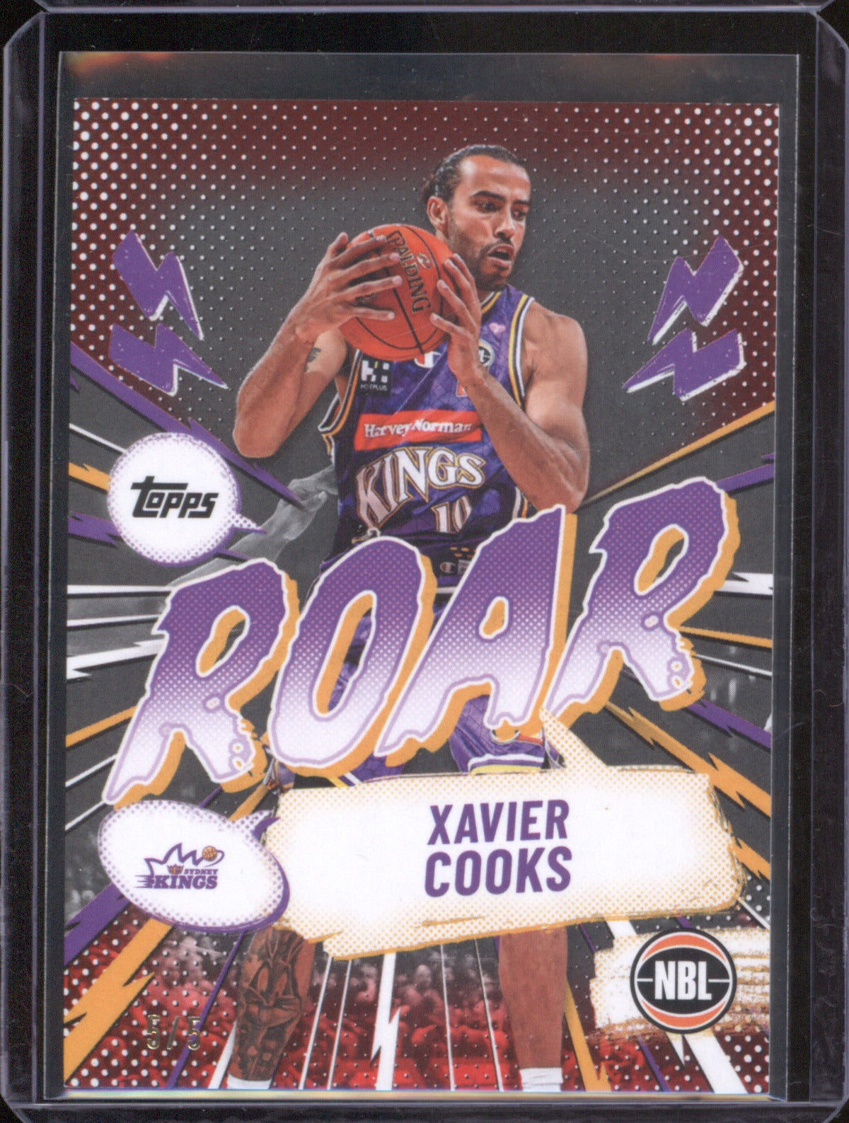 Xavier Cooks 2025-26 Topps NBL Basketball Roar Red R-17 Sydney Kings /5