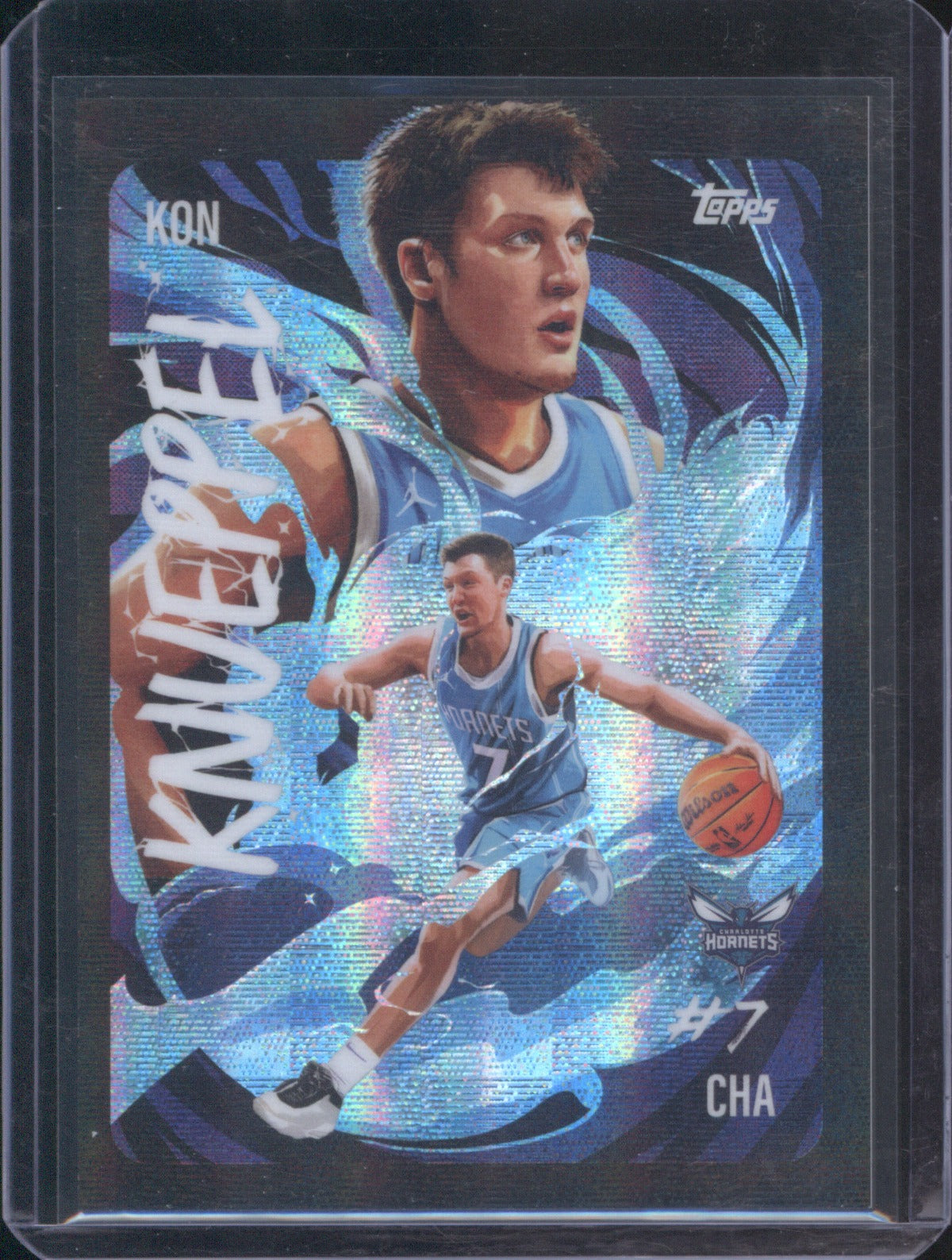 2025-26 Topps Chrome Kon Knueppel UV-14 Ultra Violet Case Hit RC