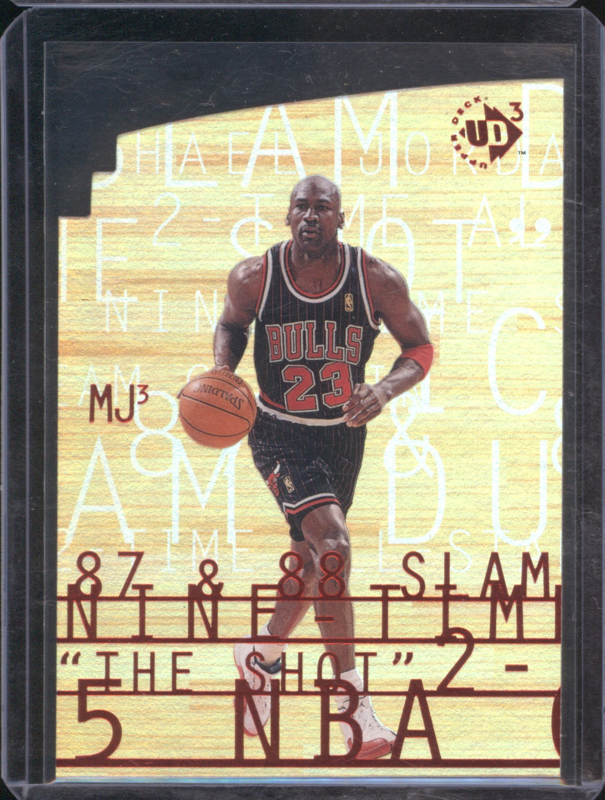 Michael Jordan 1997 Upper Deck UD3 MJ3-1 Die-Cut The Shot