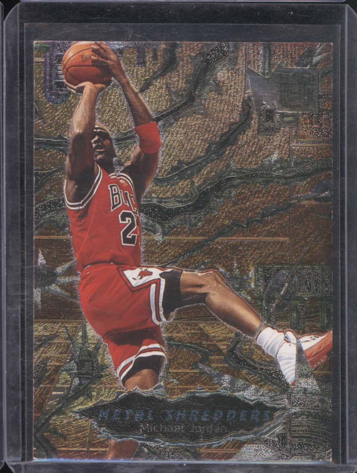 Michael Jordan 1996 Fleer Metal 241 Metal Shredders