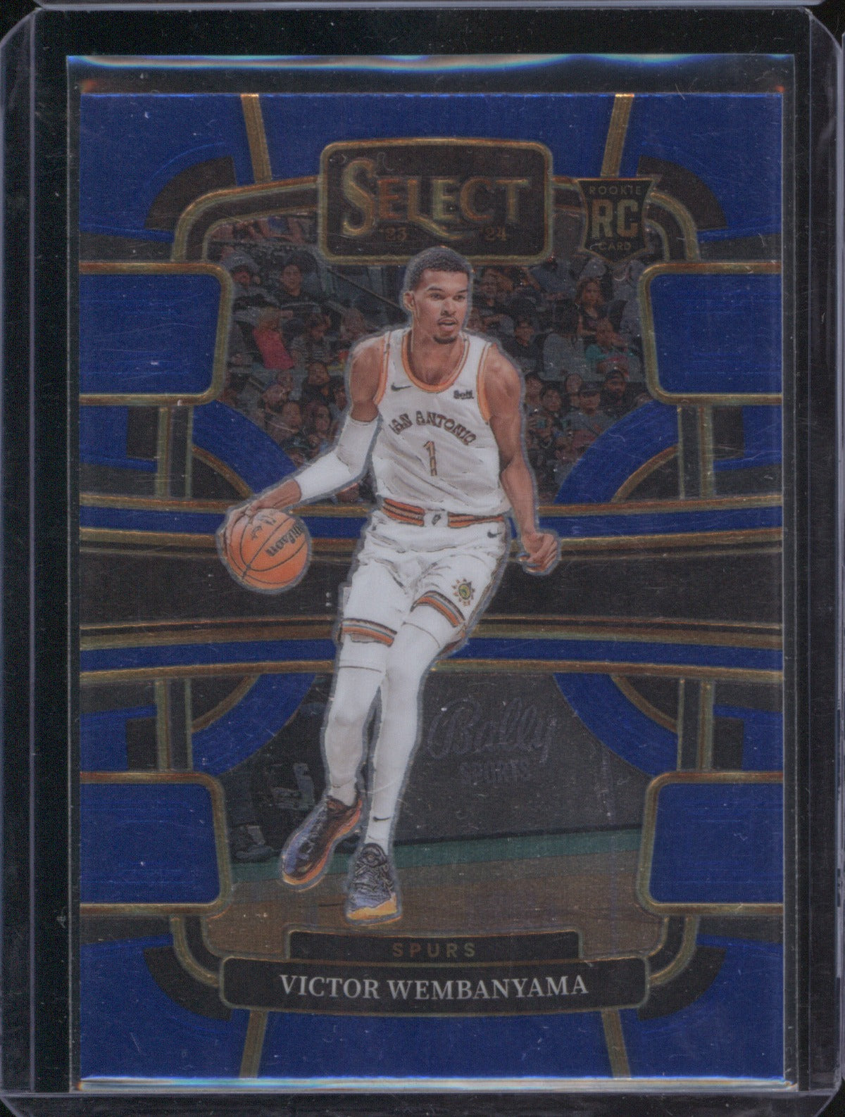 Victor Wembanyama 2023 Panini Select #87 Concourse Blue Prizm RC