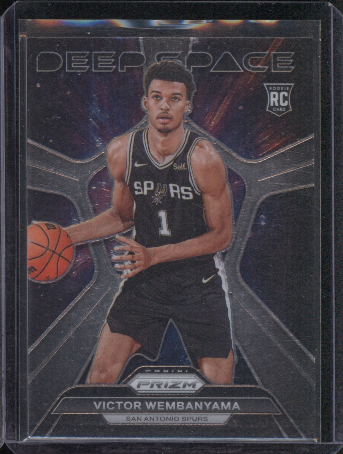 Victor Wembanyama 2023 Panini Prizm #1 Deep Space RC