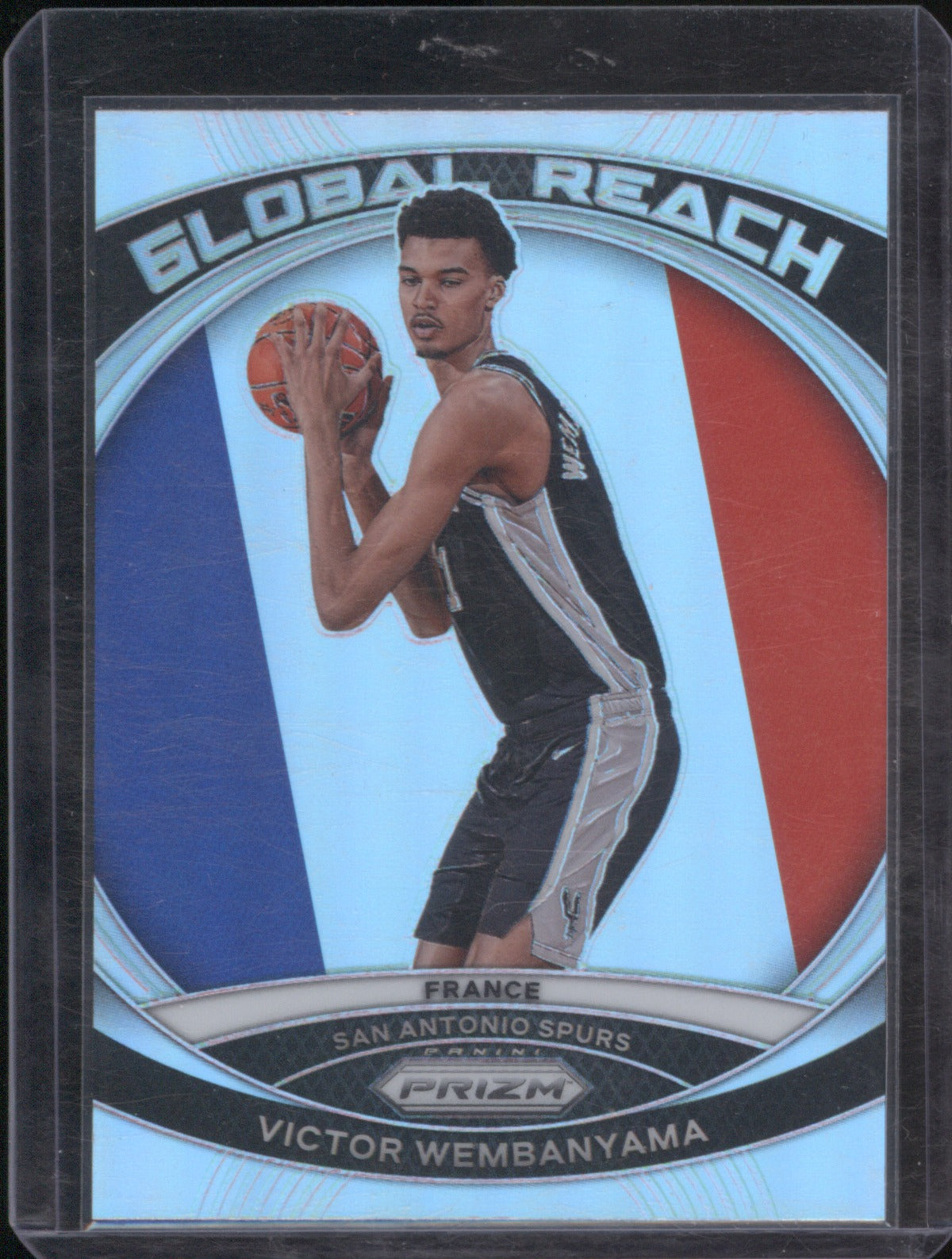Victor Wembanyama 2023 Panini Prizm #2 Global Reach Silver Prizm RC